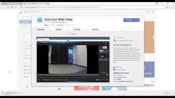 Amcrest Web View Google Chrome App Install & Shortcuts