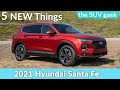 5 NEW Things on 2021 HYUNDAI SANTA FE | Upcoming mid-sized crossover SUV | Redesigned