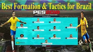 PES 2018 Tutorial - Best Formation & Tactics for Brazil screenshot 3