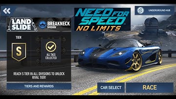 Need For Speed No Limits - LAND SLIDE - UGR - BREAKNECK