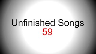 Slow piano singing backing track with melody - Unfinished song No.59