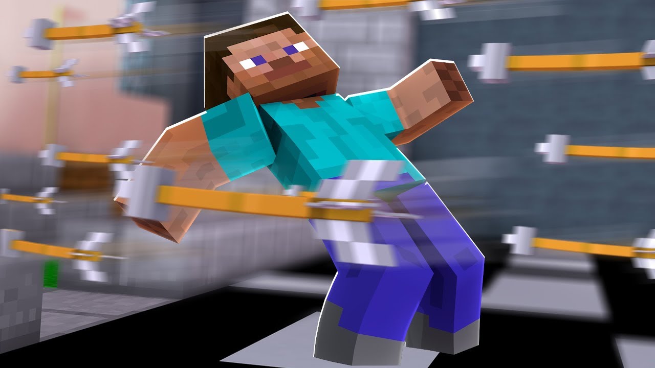 Minecraft But Everything Is 1/10th Speed *SUPER Slow Motion*