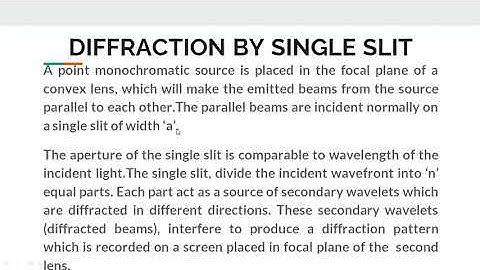 Fraunhofer Diffraction at single slit part 2 l Unit 3 l Wave Optics l Engineering Physics l AKTU
