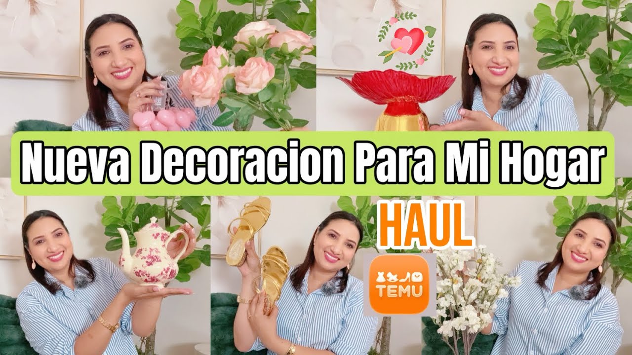 NUEVA DECORACION PARA MI HOGAR💕PRECIOS INCREIBLES /TEMU HAUL