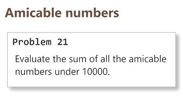 Project Euler: Problem 21 (C/C++)
