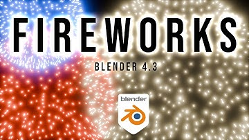 Animate Fireworks: Blender tutorial 4.3