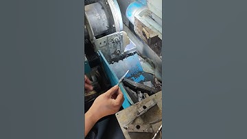 Simulation for the scissors grinding, curved edge, CNC, 4axis #machine