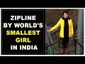 ZIPLINE BY One of the WORLD&#39;s SMALLEST GIRL IN INDIA | 11 SAFETY TIPS | NADDI VILLAGE | DHARAMSHALA