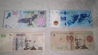 ARGENTINA 50 PESOS BILLETES CONVERTIBLES A LA ACTUALIDAD