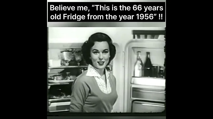 This 1956’s Refrigerator is far better than Todays refrigerators | Old is Gold #amazingvideo #shorts