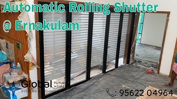 Residential Premium Automatic Rolling Shutter installed in Ernakulam, Kerala | Safety | 📞9562204963