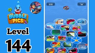 Bubblepics pop jigsaw puzzle level 144 solution and walkthrough for guidance 