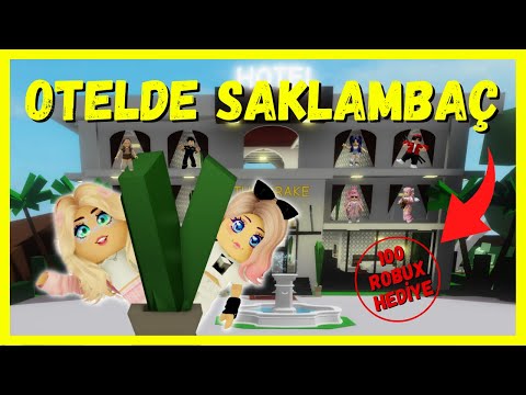 OTELDE EĞLENCELİ SAKLAMBAÇ🏨ROBLOX Brookhaven🏡RP