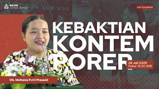 Kebaktian Kontemporer GKJW Jember | Minggu, 26 Juli 2026