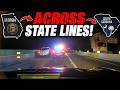 Suspect Tries To Wreck GSP Troopers During WILD Multi-State Pursuit!