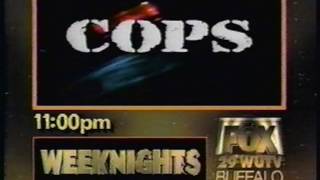 Commercial   US   1995   WUTV Fox  29 Cops Promo