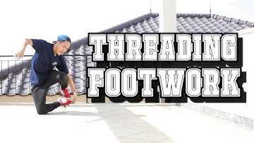 BREAKDANCE TUTORIAL I THREADING FOOTWORK I A VARIATION FROM NO HANDED FOOTWORK