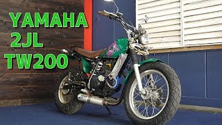 YAMAHA 2JL TW200 緑 参考動画