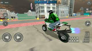 Replacement Motorbike Flight Simulator Games Androit Game Play #01 Video screenshot 3