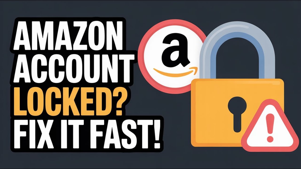 How To Fix Amazon Account Temporarily Locked - YouTube
