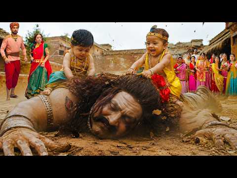 जब नन्हे कान्हा-बलराम ने पूरे वृंदावन के सामने तृणावर्त का वध कर दिया! - YASHOMATI MAIYYA KE NANDLAL