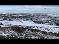 360 view from St Agnes Beacon in the snow