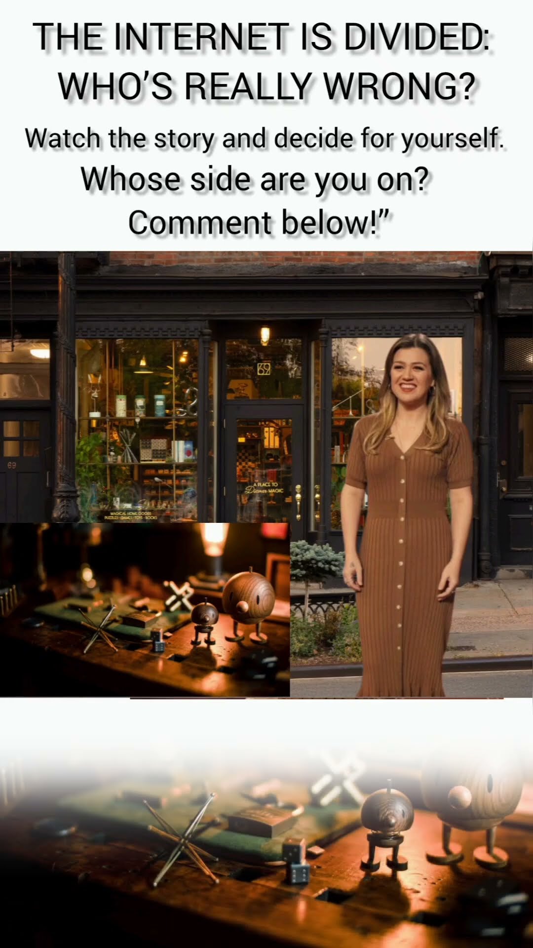 Kelly Clarkson.  She Exposed the Store… or Gave It Free Publicity?