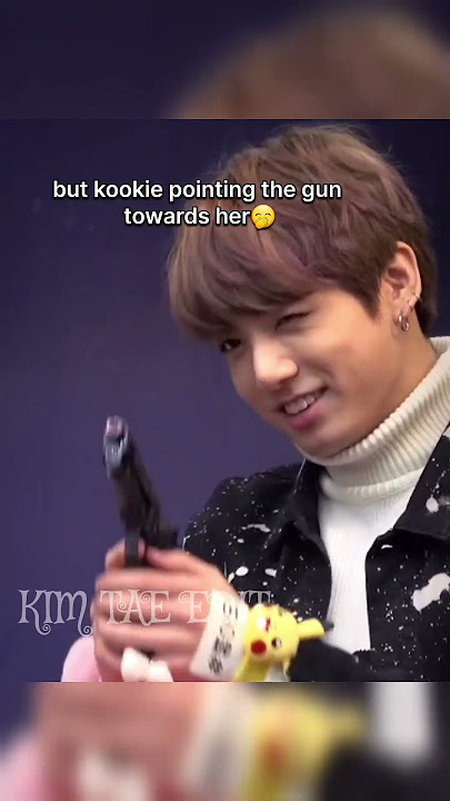 the way jungkook🐰 shooting gun to the army girl😍💜#bts #jungkook #shorts