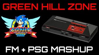 Sonic 1 Green Hill Zone Master System FM + PSG Mashup [YM2413 + SN76489]