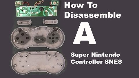 SNES CONTROLLER DISASSEMBLY TEARDOWN SUPER NINTENDO