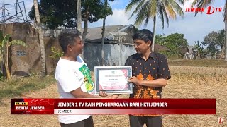 JEMBER 1 TV RAIH PENGHARGAAN DARI HKTI JEMBER