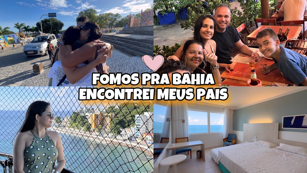 FOMOS PRA BAHIA - ENCONTREI MEUS PAIS - MUITA EMOÇÃO - VLOGÃO COMPLETO 🥹🩷