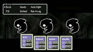 Battle Against A Newly Hatched Foe | SPAWN in the style of Earthbound