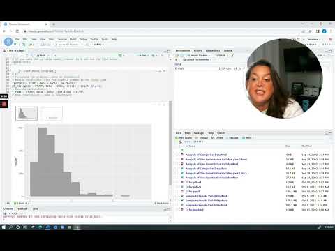 Using R to find a CI for mu