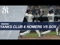 Yankees launch 6 home runs in win over the Red Sox