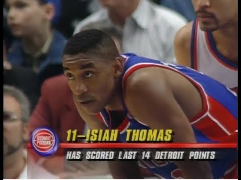 Vintage Detroit Pistons Isaiah Thomas 11 Basketball NBA 