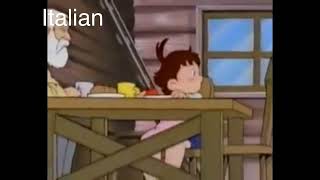 Heidi English Opening Multilanguage Comparison