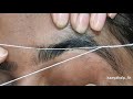 amazing tricks for eyebrow threading ||आइब्रो बनाने का तरीका || full tutorial step by step