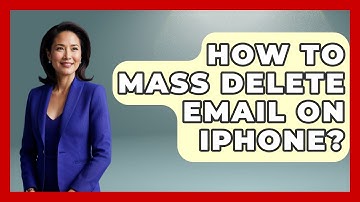 How To Mass Delete Email On iPhone? - TheEmailToolbox.com