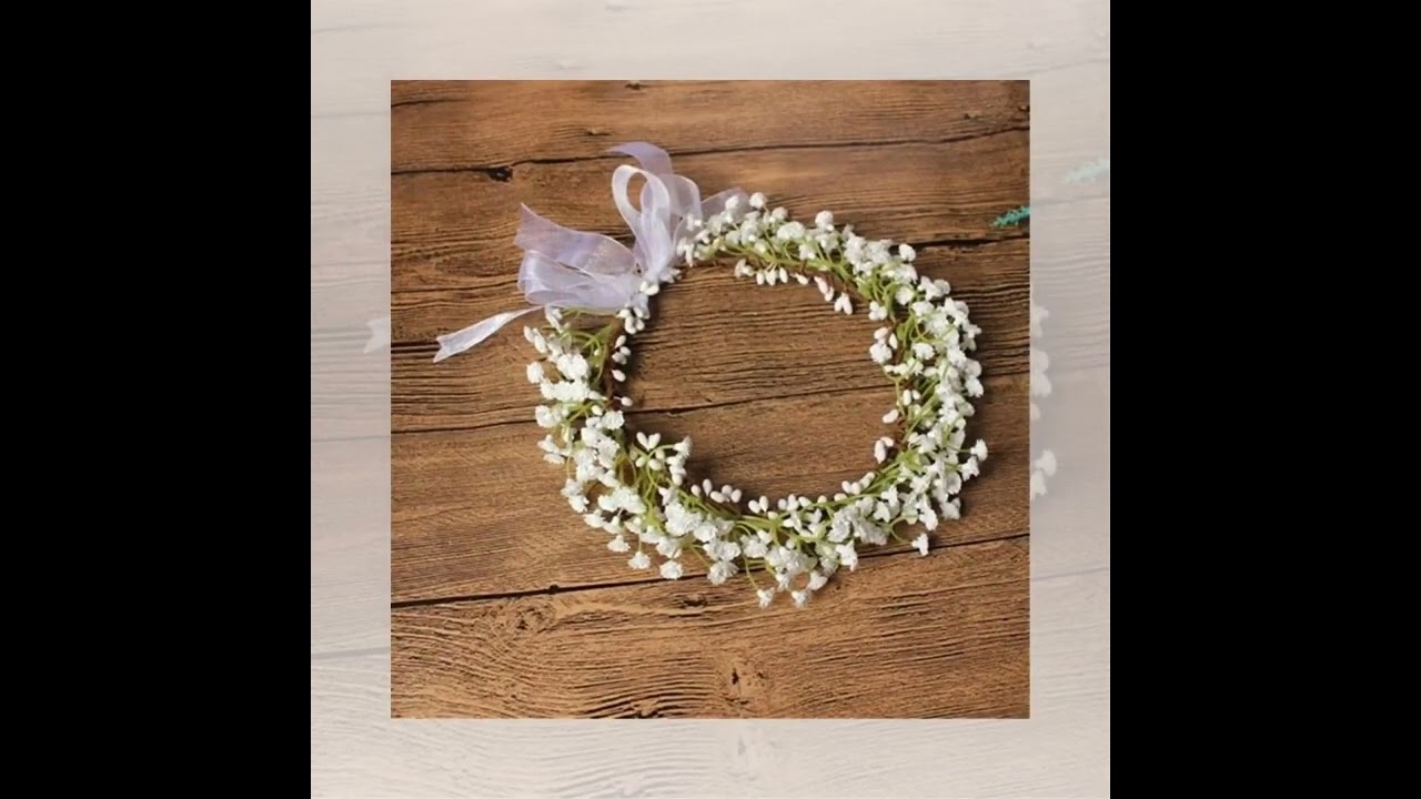 Isabella Baby's Breath Flower Crown