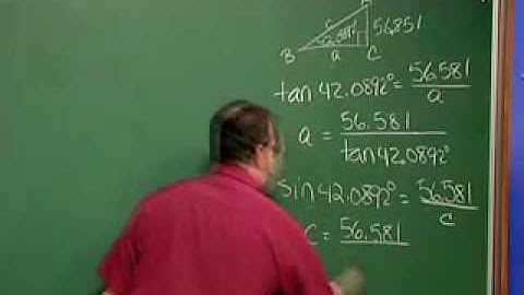 Apps of right triangles Part 1 of 3 - www.atcmathprof.com