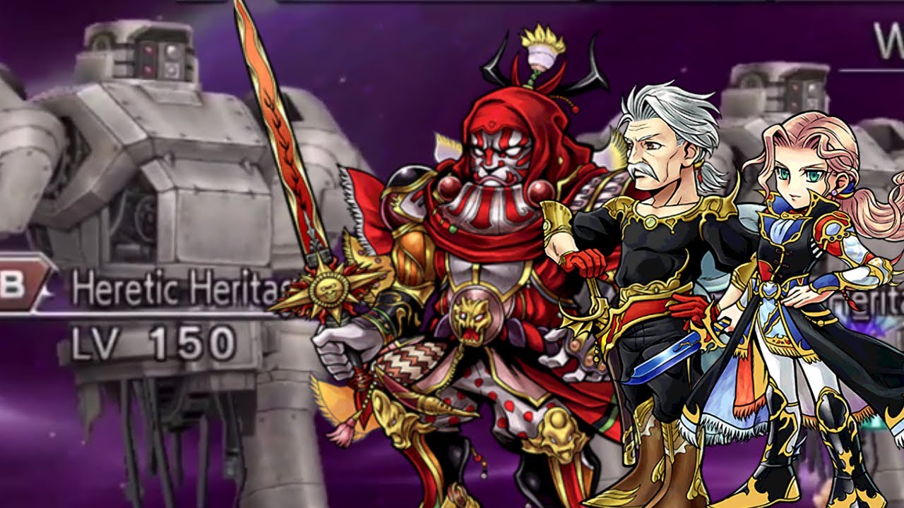 [GL] DFFOO: No Healer Run! (Heretic Batch 10 CHAOS ft. FFV!) - YouTube
