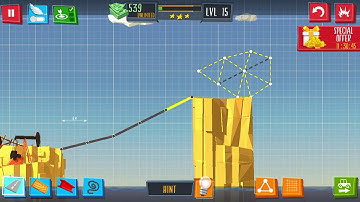 Build a bridge level 15