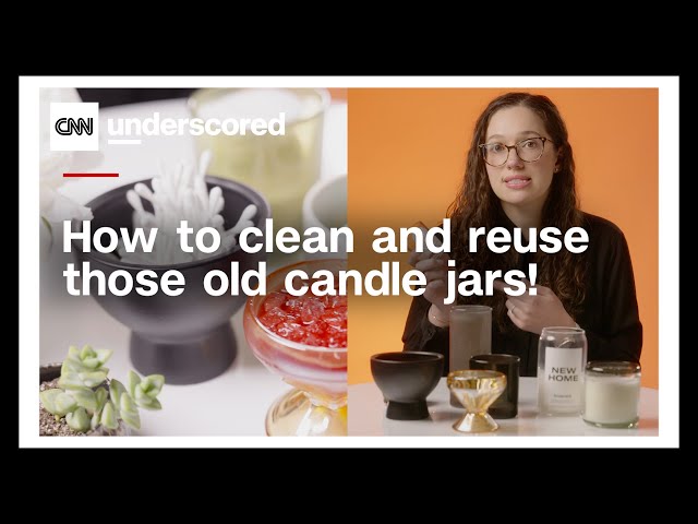 Done burning a candle? Here’s how to reuse the jar instead of throwing it out