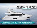 This Italian cruiser is a real space ship | Absolute 50 Fly Yacht Tour | Motor Boat & Yachting