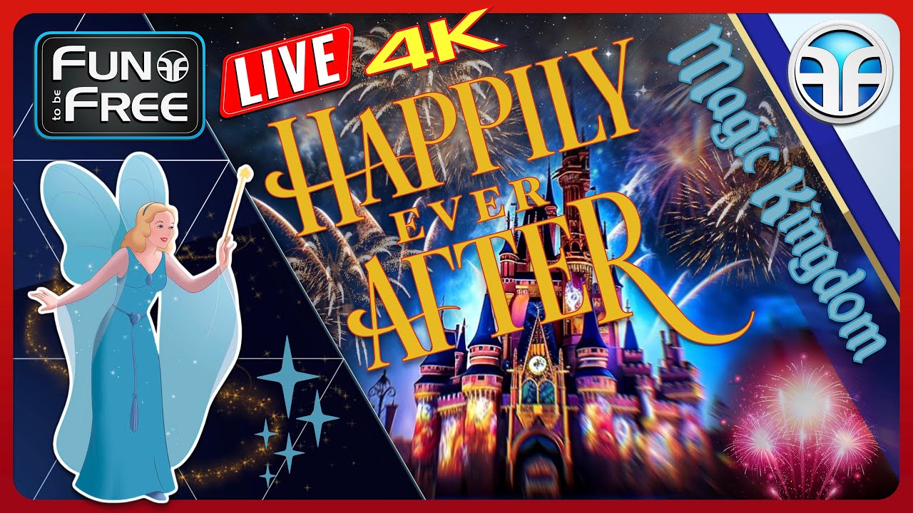 🔴 LIVE: Happily Ever After – Magic Kingdom (2026 Fireworks), Walt Disney World – Full Show 4K