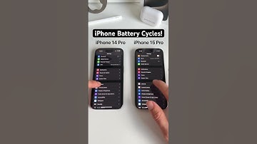 FINALLY found iPhone 15 Pro Battery Cycle Counts!