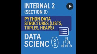 Internal 2 (Section D): Python Data Structures (Lists, Tuples, Heaps) | Data Science