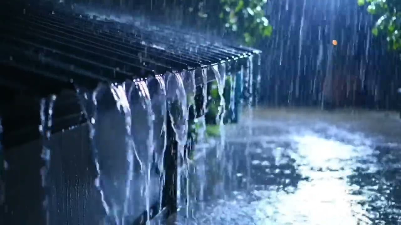 ASMR Heavy Rain on Roof | Ultra Relaxing Water Sounds for Tingles