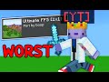 HIVE But WORST Bedrock Pack! (CUSTOMS WITH VIEWERS)